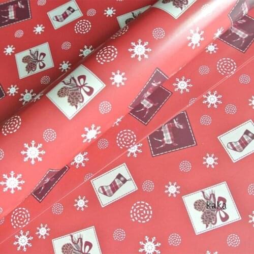 5pcs Wrapping Paper Gift Wrap Artware Packing Package Paper Christmas Paper B88