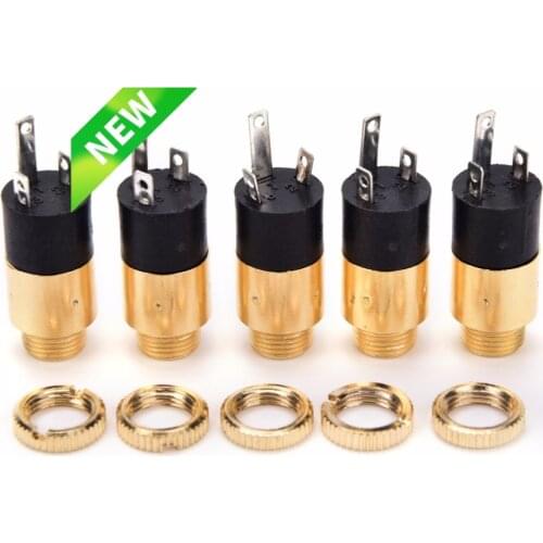 5Pcs PJ392 Stereo Female Sockect Jack 3.5 Audio Headphone Connector 3.5mm Stereo Headphone Audio Video Jack Socket Plug