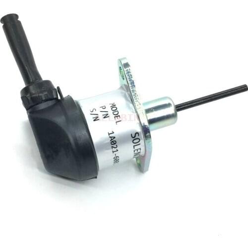 For KUBOTA D1105T 185 KOMATSU PC56-7 Flameout solenoid valve Flameout switch excavator accessories