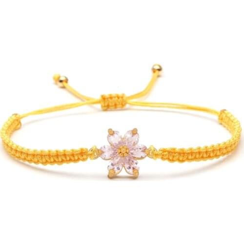 White Zircon Crystal Flower Charm Bracelet Women Men Best Quality CZ Pretty Lovely Copper Daisy Bloom Daily Bracelets Party Arm