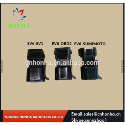 FREE SHIPPING 50 pcs EV1 to EV6, EV6 to OBD2, EV6 to Sumimoto 2 pin connector