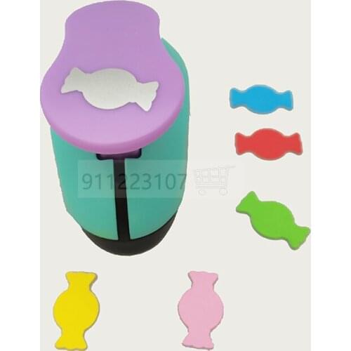 Free ship 1" 25mm candy craft punch set sweety Hole Paper Cutter flower Scrapbooking punchers Paper Puncher eva hole punch