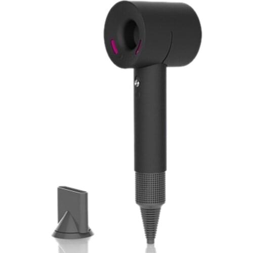 Black Soft Silicone Protective Cover for Dyson Supersonic Hair Dryer,360 Full Protection Chargin Case for Dyson Blower Cover Ski