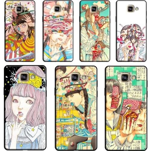 Shintaro kago Horror cartoons Case For Samsung J5 J3 J7 2017 J1 A3 A5 2016 J4 J6 A6 A8 Plus A7 A9 J8 2018 Back Cover