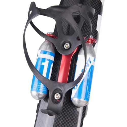 Bicycle CO2 Cartridge Holder MTB Portable Road Bike Water Bottle Mount Cage Lightweight Parts Cycling Outdoor Sports Accessories