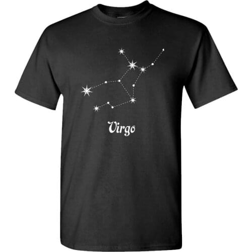 VIRGO - Constellation Stars Horoscope - Mens Cotton T-Shirt