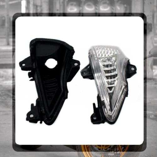 For KAWASAKI ER-6F ER-6N ER6F ER6N ER 6N 6F 2009 2010 2011 Motorcycle Accessories LED Front Turn Signal Indicator Light Clear