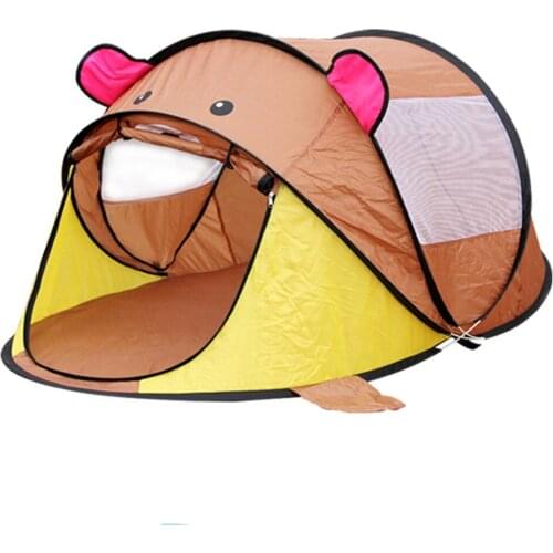 Toy Tents for Kids Play House Pit Foldable Folding Indoor Outdoor Cartoon Tiger Animal Tent for Children Toys Cute Ball Pool