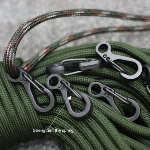 10Pcs High-quality Mini Spring Hanging Buckle Portable Fast Hanging Hook for Outdoor Hanging Hook Camping Equipment Tools