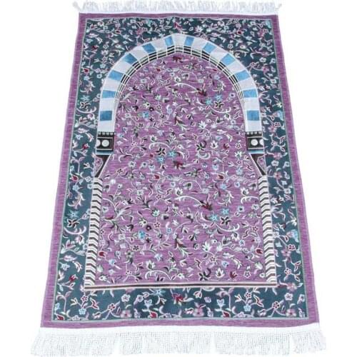 Arabic Ravza Color Rose Prayer Rug