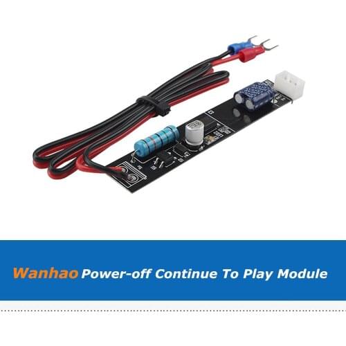 1pc Power off Continuous Printing Module Connecting Wire For WanHao i3-Plus/D9/D6 3D Printer Parts