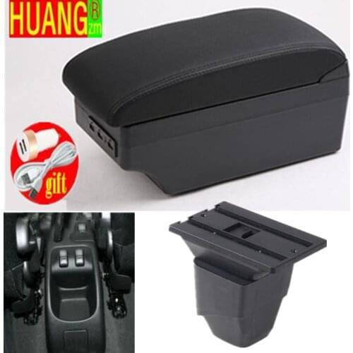 For PEUGEOT 206 Armrest center Storage box 207 Car Armrest box Interior Parts Retrofit parts auto accessories with USB