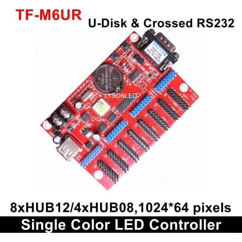 2pcs/lot LongGreat TF-M6UR(TF-M3U) LED Control Card Support Single & Dual Color Signboards