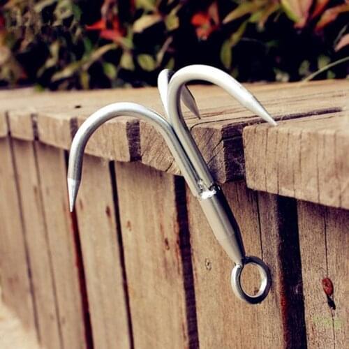 3 Claw Stainless Steel Outdoor Grappling Hook Survival Wall Claw Climbing Tool Rock Climbing Claw Ice Rock Hook Hiking Tool
