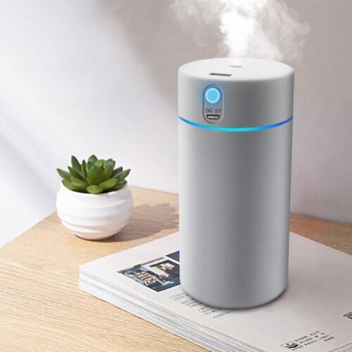 250ml 400ml Air Humidifier Freshener Car Vehicle USB Ultrasonic Aroma Diffuser Cool Mist Maker with 7Colors LED Lighting Fan