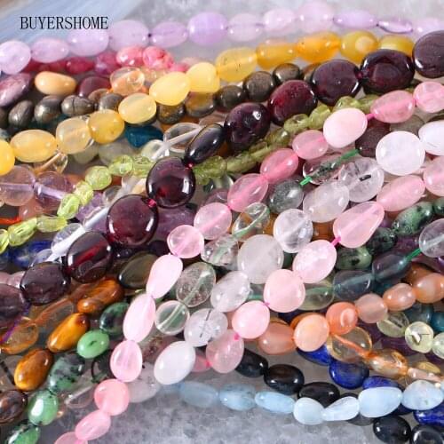 Green Fluorite Earrings Natural Red Garnet Irregular Loose Beads For Making Jewelry String Gold Tigere Eye Gem