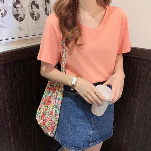 2021 High quality summer hot sale casual breathable classic soft womens Short Sleeve T-Shirt