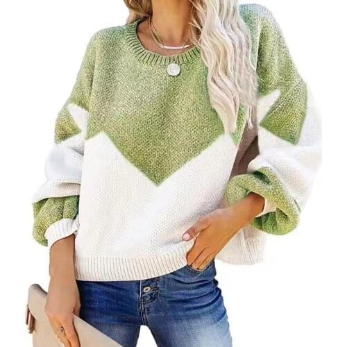 2021 New Autumn Casual Women Solid Color Slim Long Sleeve Knitted Elegant Fashion Sexy O neck Jacket Korean Version Sweater