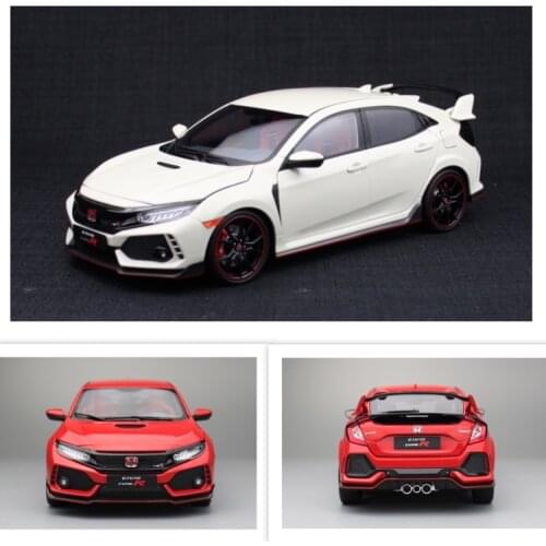 LCD 1:18 Honda Civic Type R FK8 JDM Limited Edition Resin Metal Die Casting Model Racing Static Toys