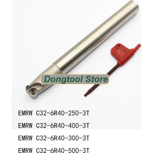 1pc EMRWC32 6R40 250mm 300mm 400mm 500mm long milling cutter of cnc lathe turning tools for endmill holder without blade