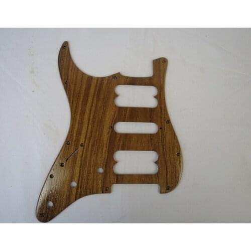 1PCS Left hand solid Chinese scholartree GUITAR HSH Pickguard