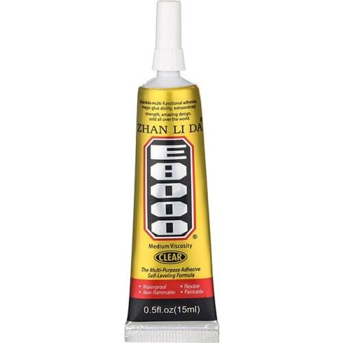 15ml Liquid Strong Glue DIY Glue Adhesive Epoxy Resin Repair for Rhinestone Cell Phone LCD Screen Super Glue Fixed E-8000