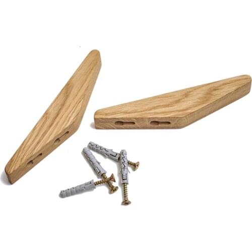 4 Pcs Wooden Wall Hooks Wall Decoration Towel Coat Hook Wall Hooks Clothes Hat Hanger Towel Rack