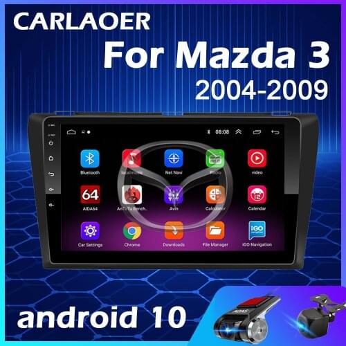 2G + 32G Android 9.0 Car Radio For Mazda 3 2004-2013 maxx axel Wifi Auto Stereo car dvd gps Navigation stereo Multimedia Player