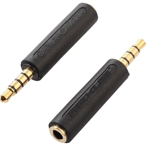 2 pcs OMTP to CTIA / CTIA to OMTP Headset Adapter 3.5mm Earphone Converter