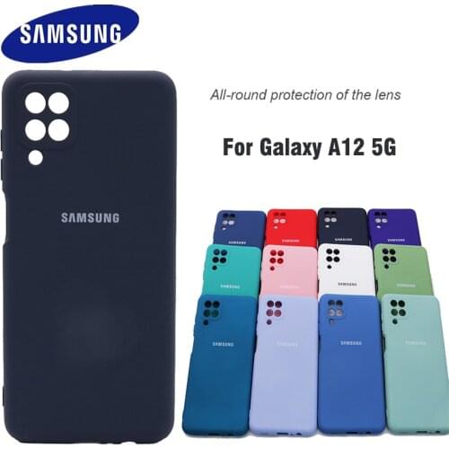A12 Case For Samsung Galaxy A12 5G Shockproof High Quality Soft Silicone Back Cover For Samsung A12 A 12 SM-A125F Case