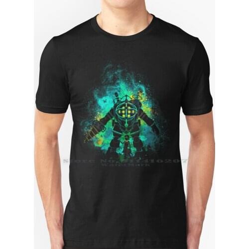 Bioshock T - Shirtmy Protector T Shirt 100% Pure Cotton Bioshock Atlas Bioshock Diaries Bioshock Adam Bioshock Andrew Ryan
