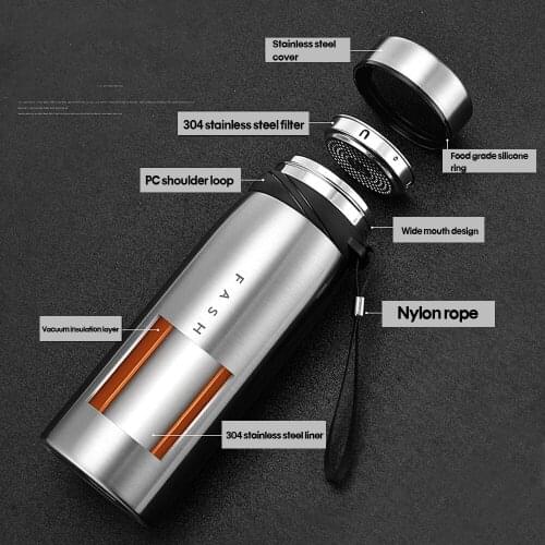 Isotherm Flask Thermos Water Bottle Beer Mug Thermal Coffee Cup Stainless Steel for Tea Portable Vacuum Flasks Outdoor Drinkware
