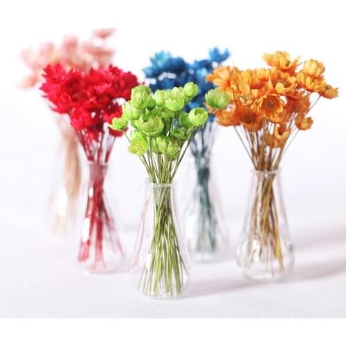 Compact Interesting Doll House Mini Flower Bowl Lightweight Mini Flower Vase Fine Workmanship Dollhouse Accessories