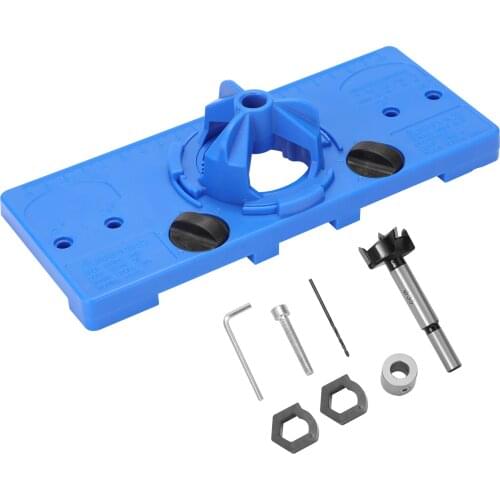35MM Hole Locator Wood Hinge Opener Hinge Punch Hinge Opener Woodworking Drilling Tools Hole Drill Guide Wood Cutter Tools