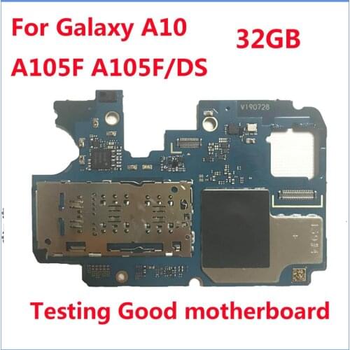 Motherboard for Samsung Galaxy A10 A105G A105M A105F A105FD Unlocked mainboard motherboard 32GB Logic Board With Android System