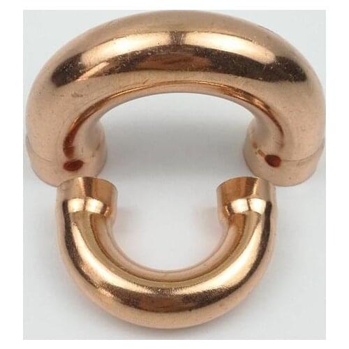 Copper 180 Elbow Plumbing Pipe Fitting Water Gas Oil Scoket Weld Coupler End Feed 180 Deg 19mm x1mm x60