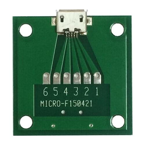 MICRO USB 5PIN Female Connector Connector for Android Socket Test Board Fixture Wire