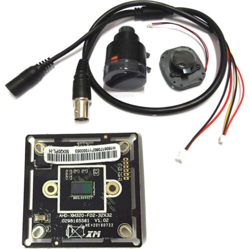 HD 2.0mp AHD CCTV Camera Module 2MP 1920x1080p 1/2.8" CMOS sensor Security PCB board + 2.8-12mm 3mp lens