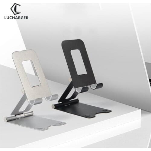 New Desk Mobile Phone Holder Stand For iPhone iPad Xiaomi huawei Metal Desktop Tablet Holder Table Cell Foldable Extend Support