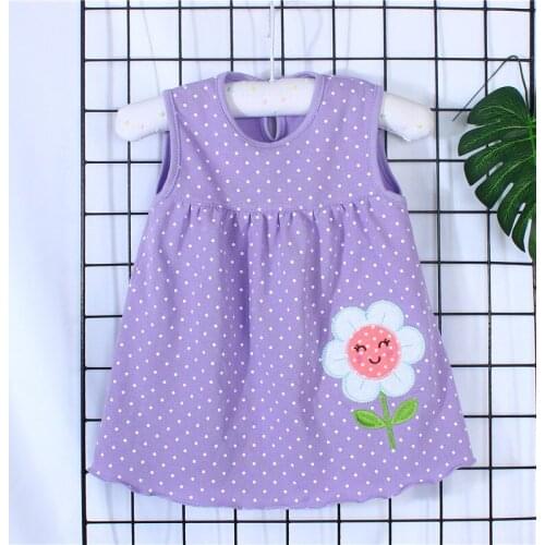New girls fashion baby skirt summer baby dress cotton childrens clothing flower style childrens clothing princess dress