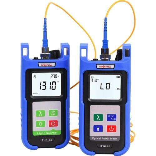 Orientek TPM-35 Fiber Optic Power Meter TLS-35 Optical Light Source 850/1300/1310/1490/1550nm OPM OLS OTDR Tester