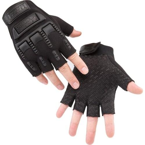 2021 Brand Half Finger Army Military Tactical Gloves Men Women Outdoor Sports Gym Training Soft Fingerless Gloves Handschoenen