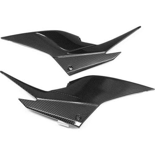 Fit For KAWASAKI Ninja 250 2008-2016 Carbon Fiber Paint Gas Tank Side Cover Panel Fairing