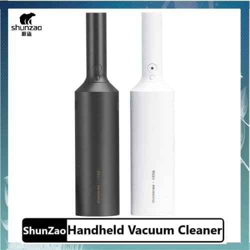 2021 New SHUNZAO Z1-Pro Portable Handheld Vacuum Cleaner 15500PA Cyclone Suction Home Car Wireless Dust Catcher for Car Home