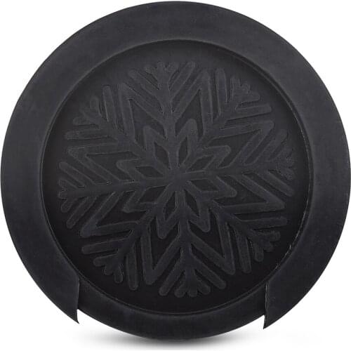 Guitar Soundhole Cover Screeching Halt Rubber--Black Feedback Buster Sound Hole Cover Buffer Noise Reduction 38''/39