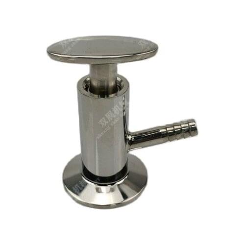 Sanitary 1.5inch Tri Clamp Sample Valve Stainless Steel 304 Food Grade PTFE Sealing