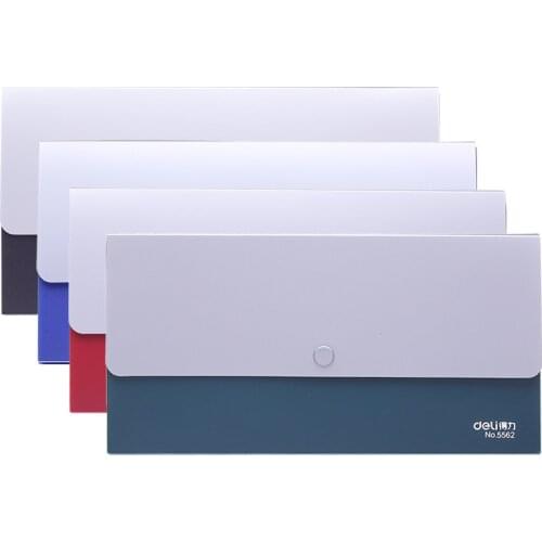 Advanced boutique 12 grid bill document classification storage bag business folder with extended folder business office