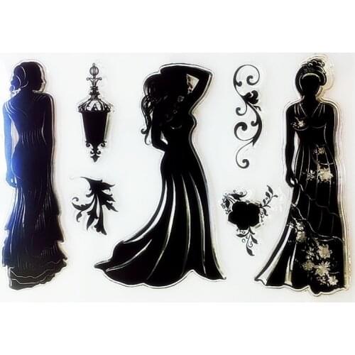 YLCS452 Fashion Silicone Clear Stamps For Scrapbooking DIY Photo Album Cards Decoration Craft Transparent Stamp Clear Stamp New