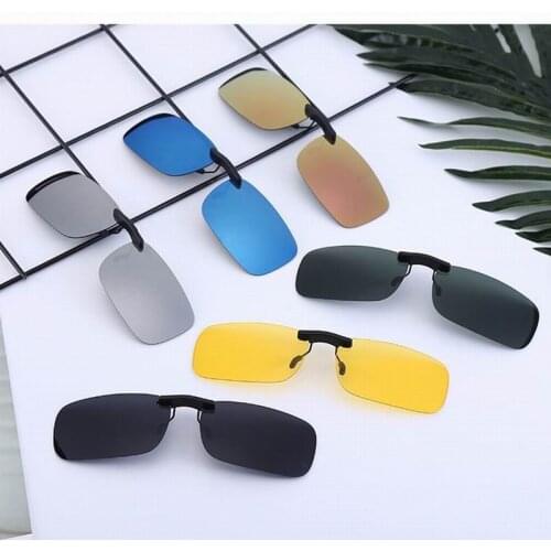 Lighter Lighter! 95% Light Transmittance PC Sunglasses with TR90 Clip Anti-UV Polarized Adding onto Nearsightness Myopia Glasses