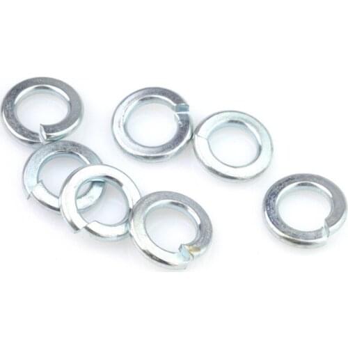 200pcs Zinc plated spring washer multifunctional comprssion spring washers non-corrosive elastic gasket M2